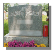 Memorial with Sentinel Candle